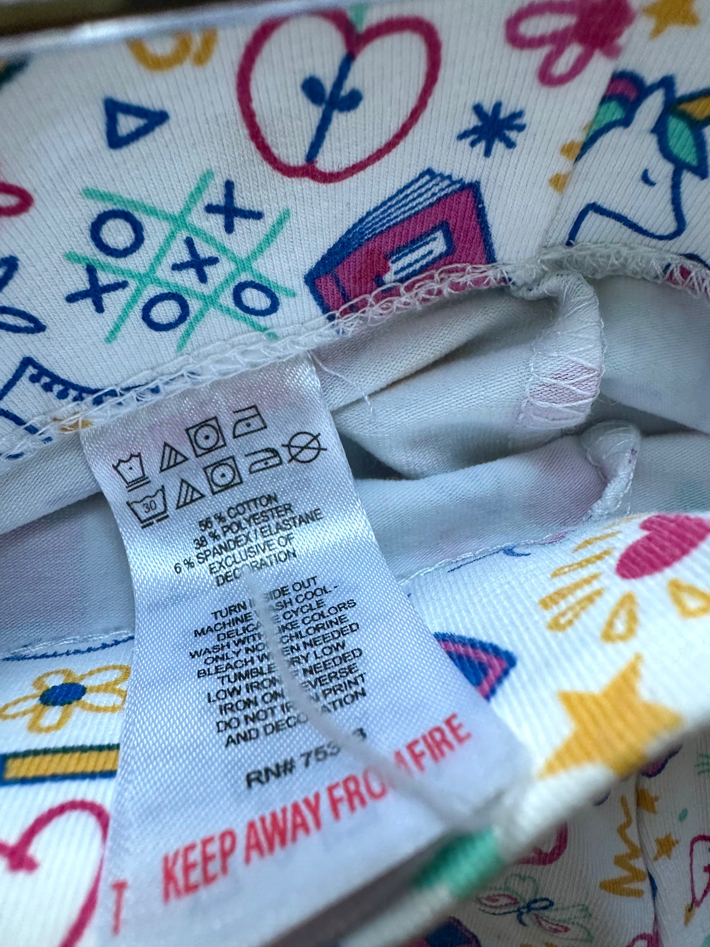 Graphic Biker Shorts / 7-8 years