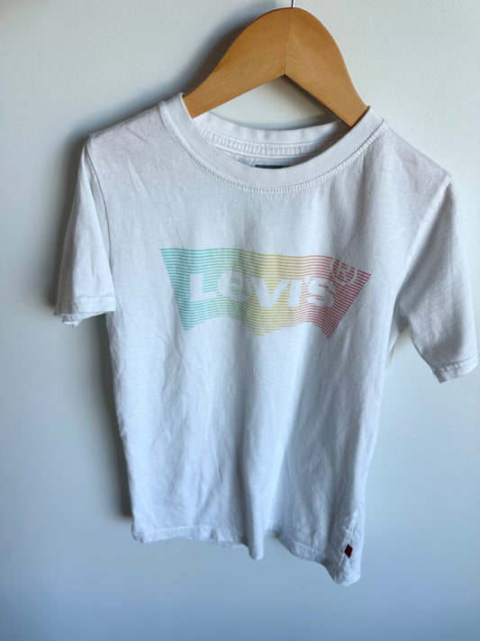 White Levi's T-shirt / 8-10 years