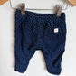 H&M Dotted Navy Pants / 9-12m