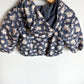 Gap Blue Floral Fleece Lined Jacket / 12-18m