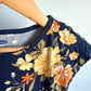 Navy Floral Dress / 5 years