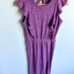 Purple Rayon Jumpsuit / 5 years