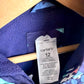Navy Floral Fleece Lined Rain Jacket / 12m