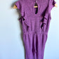 Purple Rayon Jumpsuit / 5 years