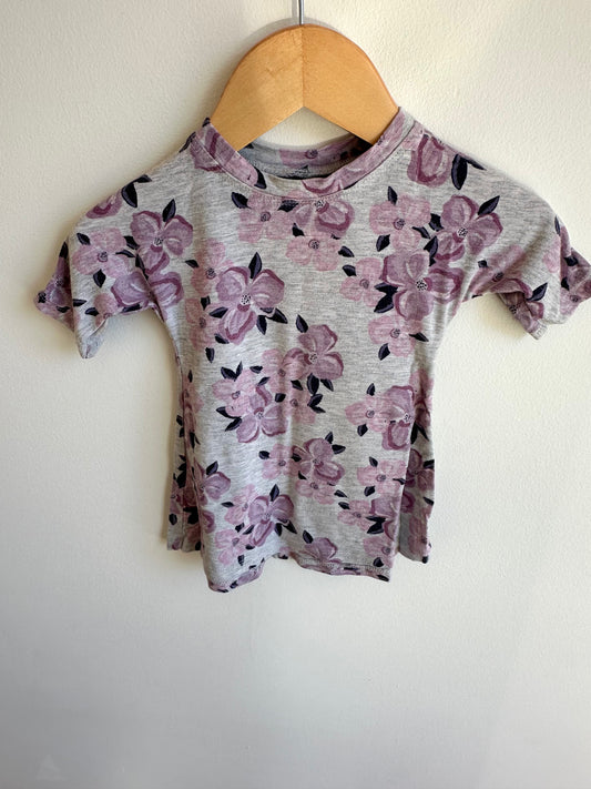 Vonbon Organic Floral Dress / 3-6m