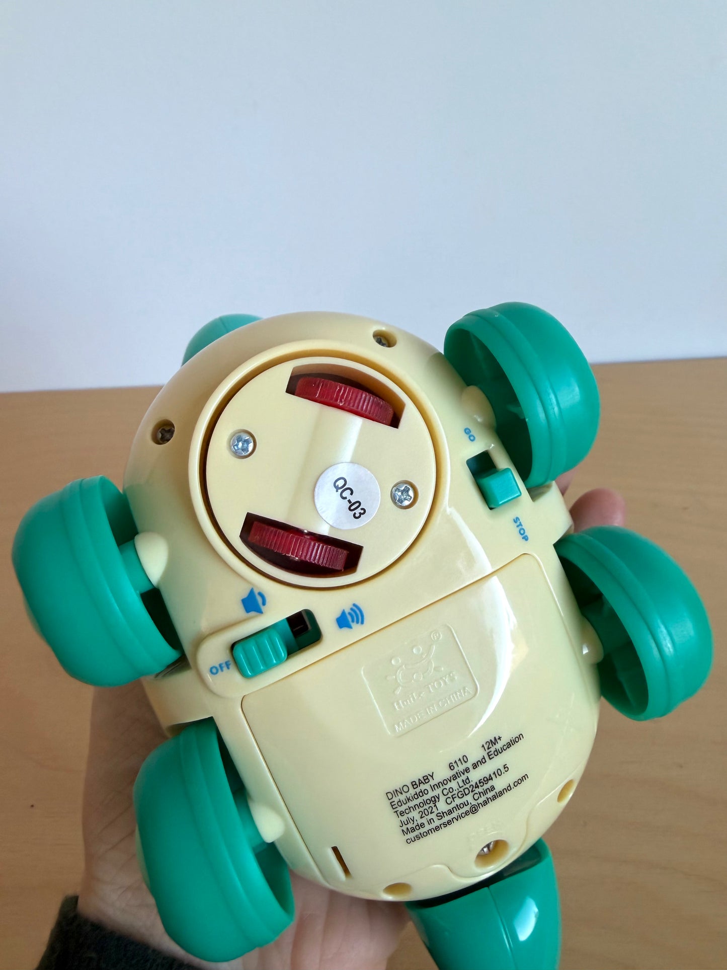 Touch & Go Dinosaur Baby Crawl & Chase Toy