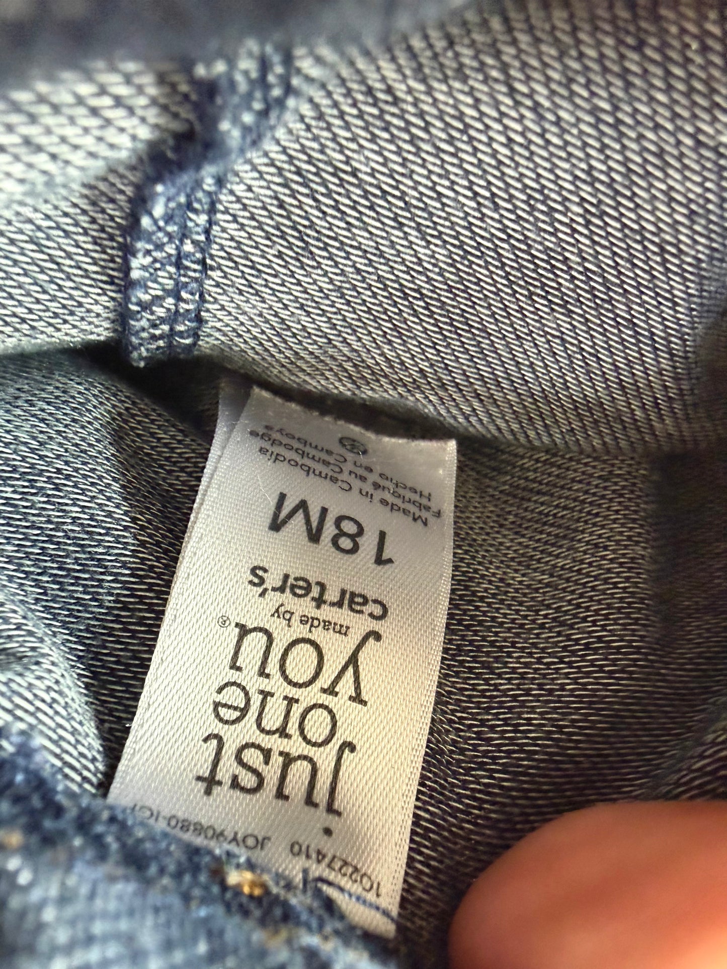 Chambray Dark Pants / 18m
