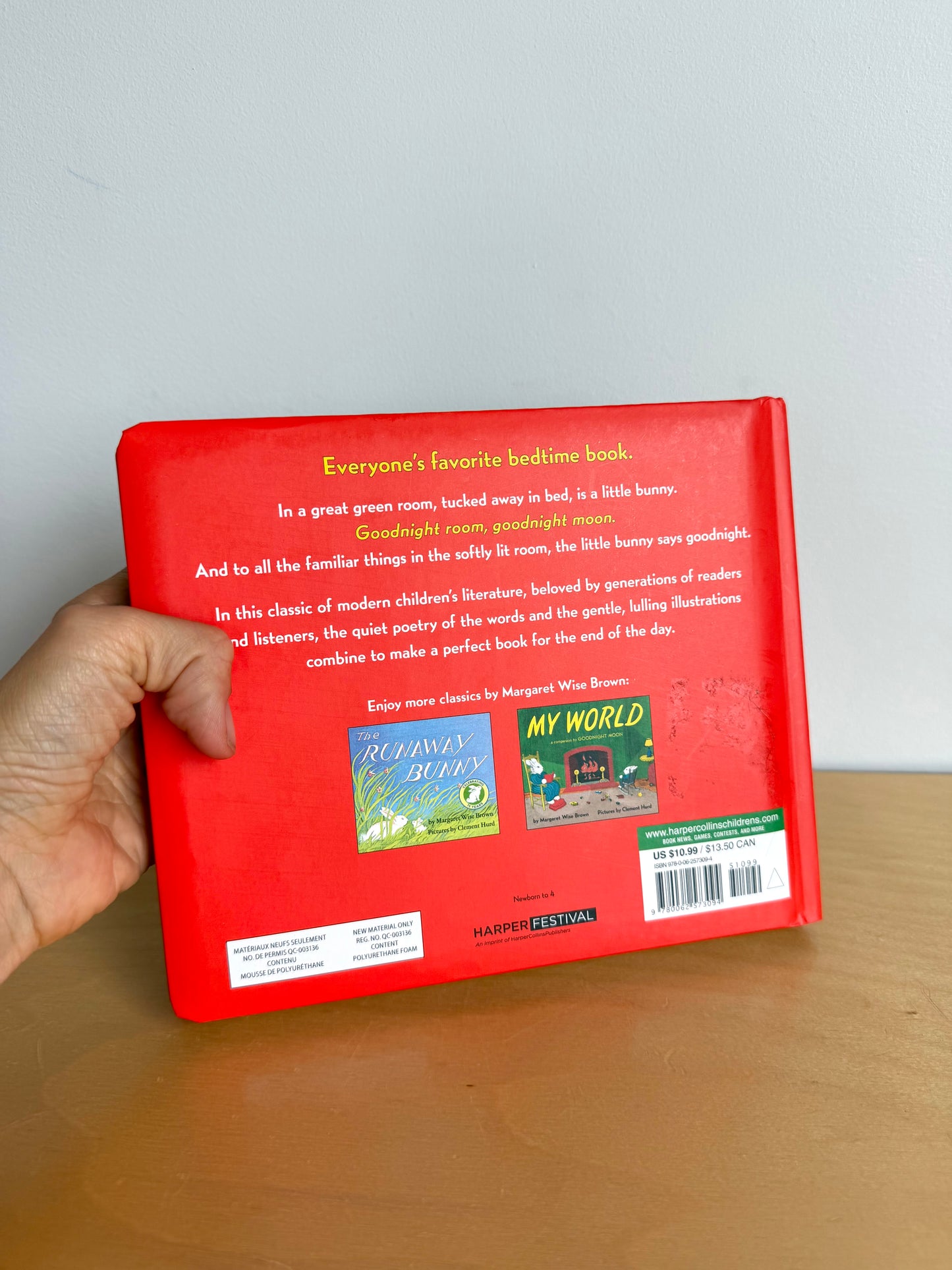 Goodnight Moon Board Book (No Shipping) / 0-3 years