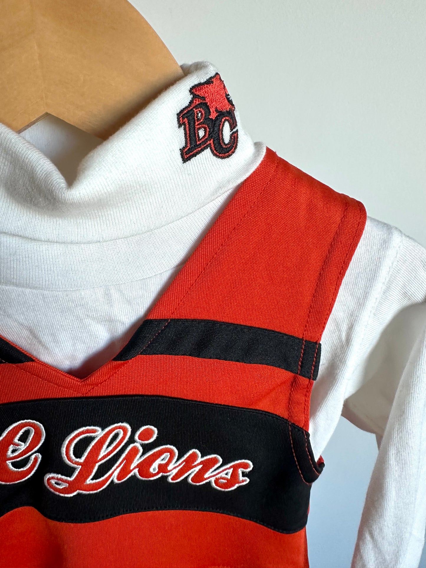 BC Lions Cheerleader Outfit / 2T
