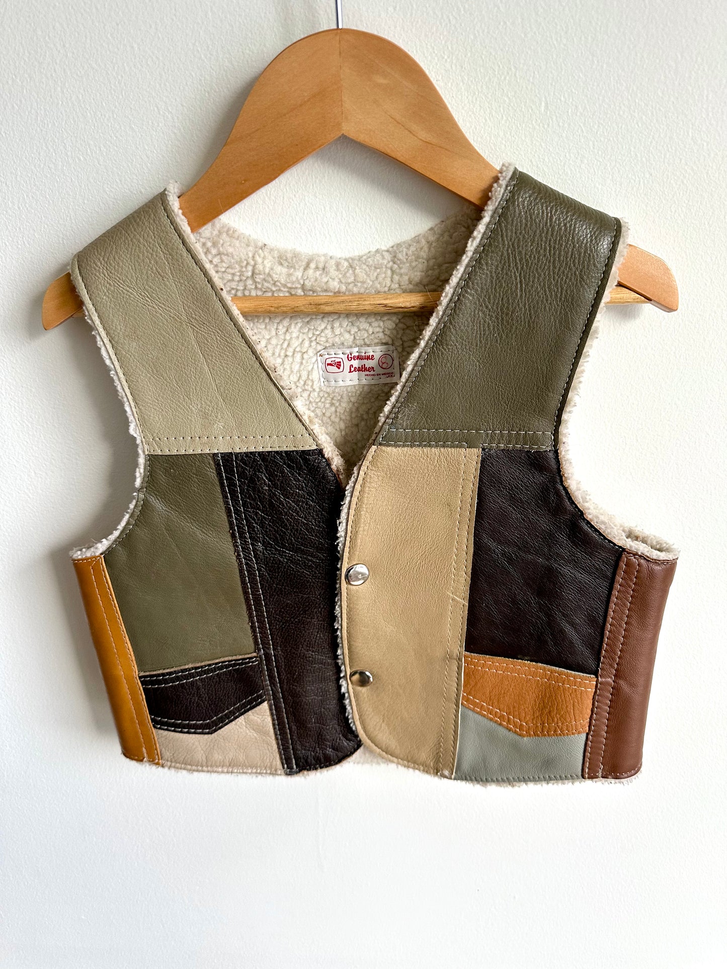 Vintage Leather Vest / 8 years