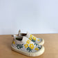 Jan & Jul Yellow Flower Knit Slip On Shoes / Size 7 Toddler