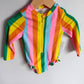 Colorful Vertical Striped Swimsuit (With tags) / 18-24m