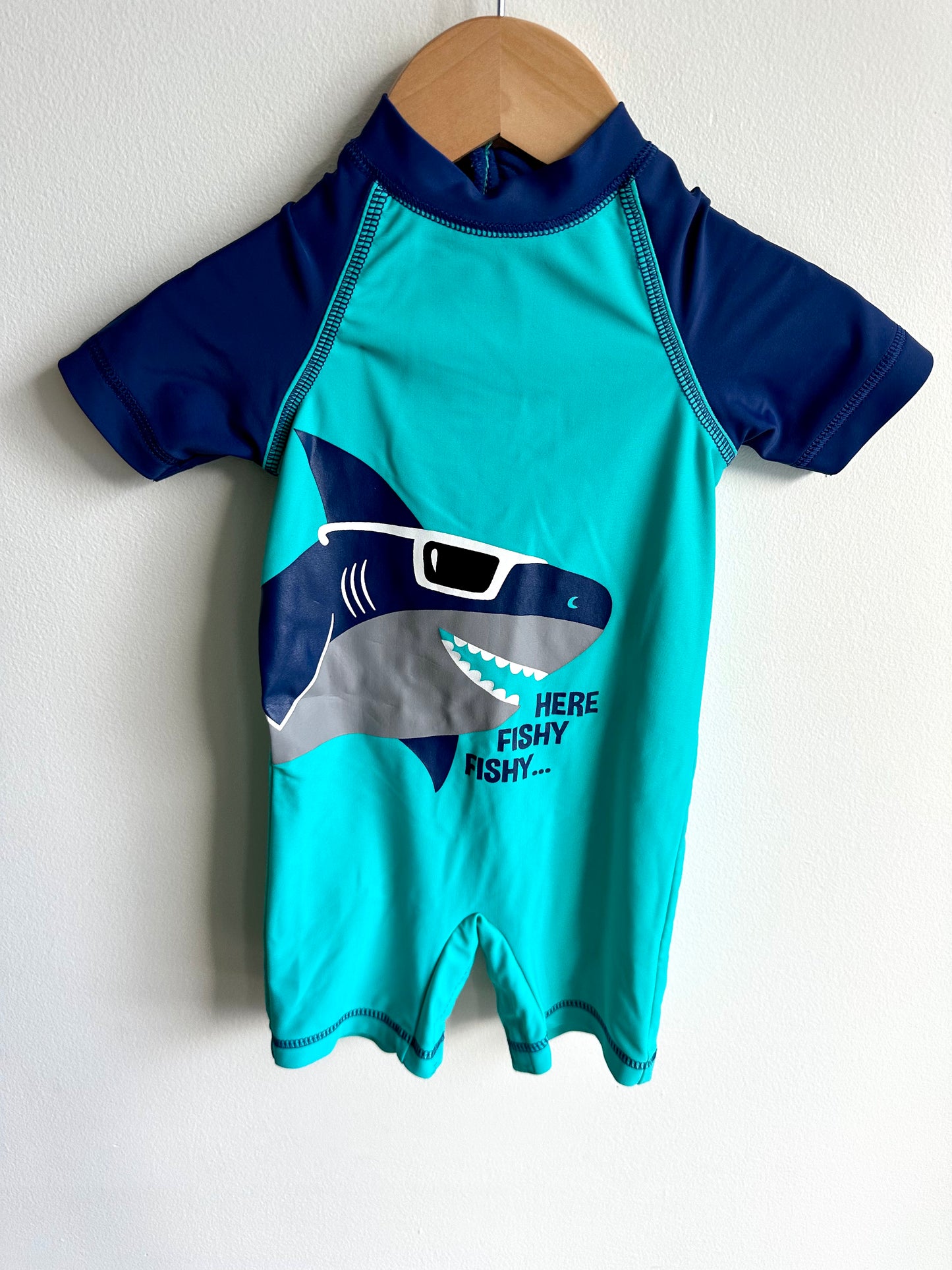 Shark Swim Suit / 12-18m