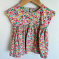 Flower with Ruffle Line Dress / 12-18m