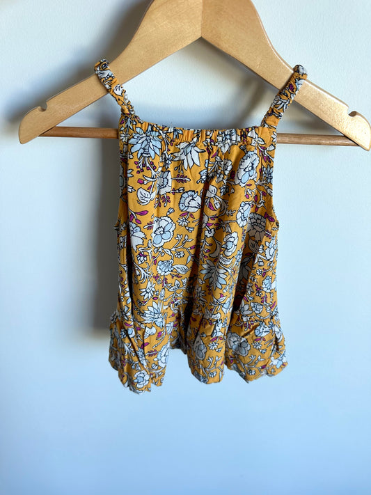 Yellow Floral Tank / 2T