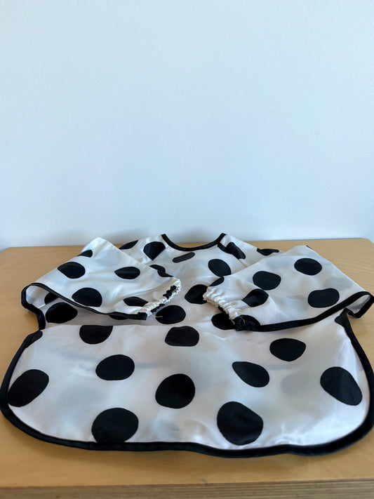 Polka Dot Long Sleeve Bib