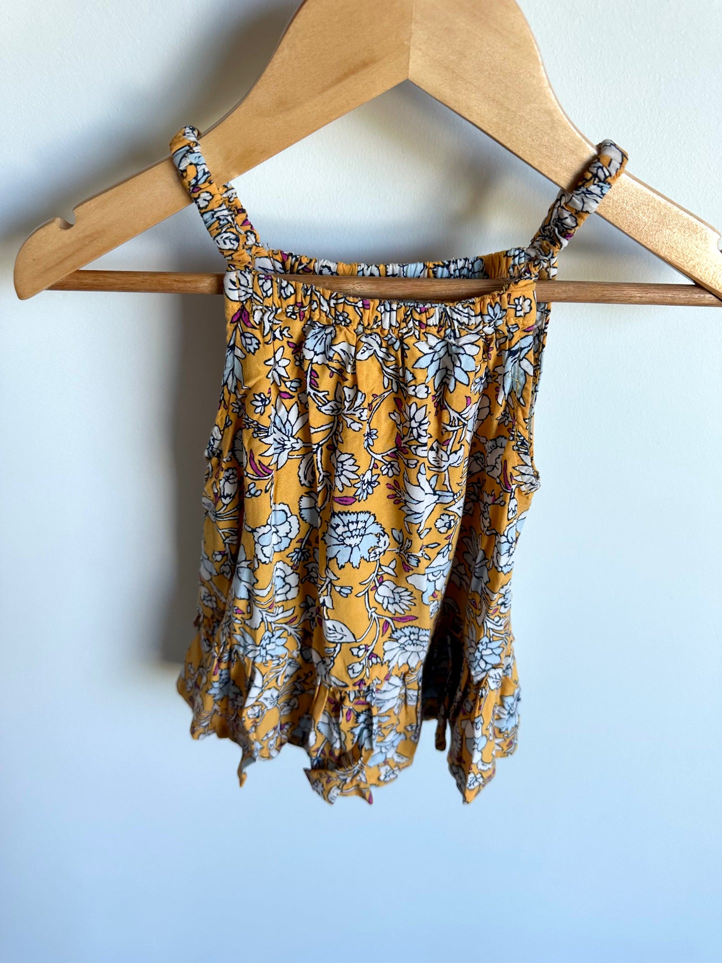 Yellow Floral Tank / 2T