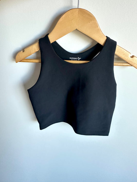 Black Active Powersoft Sports Top / 6-7 years