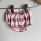 Honeysuckle Pink Checkered Swim Diaper / 18-24m