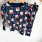 Navy Santa PJ Set / 4-5T
