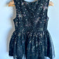 Sparkly Black Unicorn Dress / 6 years