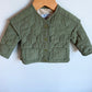 Green Quilted Coat / 6-12m