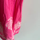 Pink Palm Tree Embroidered Dress / 2T
