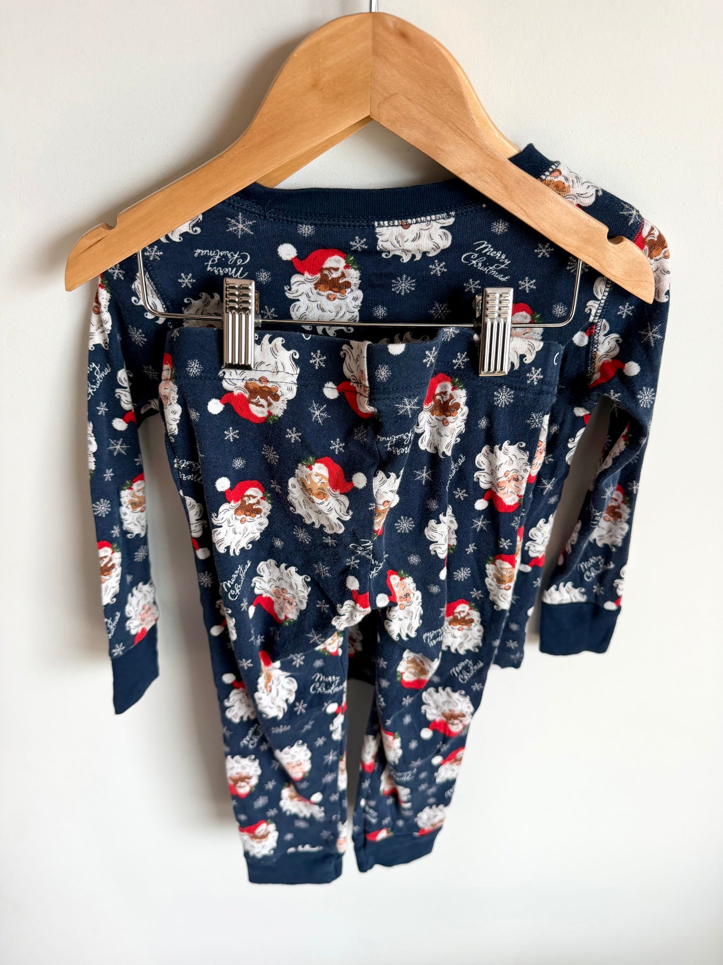 Navy Santa PJ Set / 4-5T