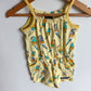 Parrot Yellow Organic Cotton Romper / 9-12m