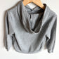 Grey Waffle Hooded Long Sleeve / 4T