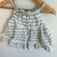 Tiered Sage and White Top / 2T