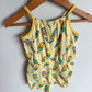 Parrot Yellow Organic Cotton Romper / 9-12m