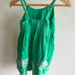 Pink Palm Tree Embroidered Dress / 2T