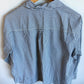 Striped Button Up Maternity Top / Large