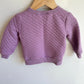 Purple Floral Crewneck / 12m