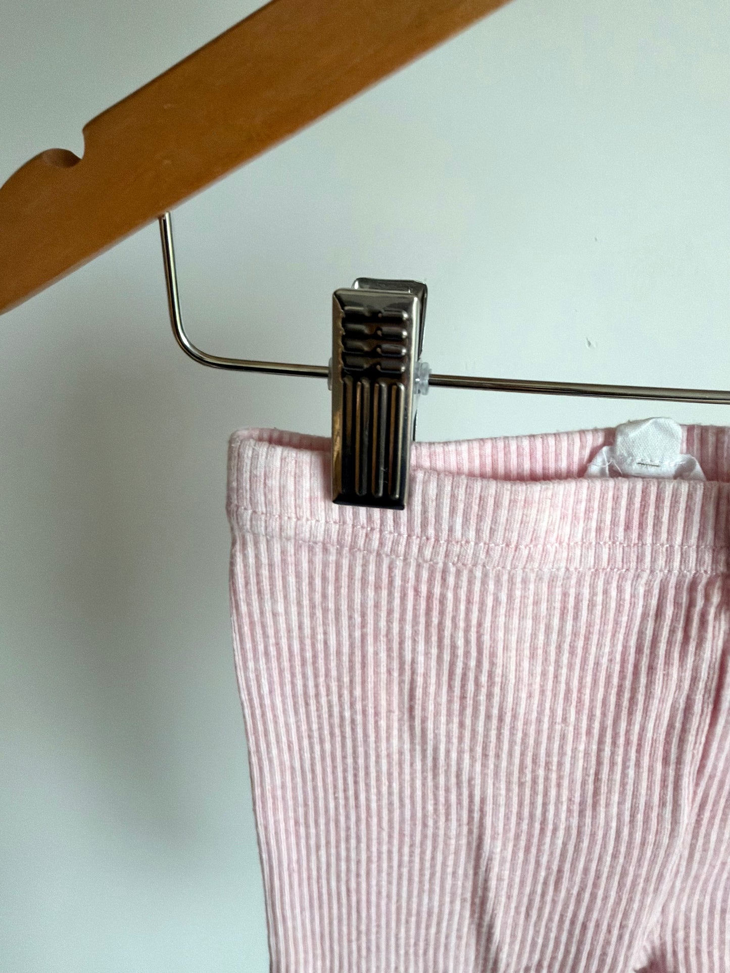 Jamie Kay Pink Ribbed Leggings / 3T
