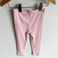 Jamie Kay Pink Ribbed Leggings / 3T