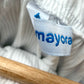 Mayoral Cropped White Top Floral Wooden Buttons / 24m