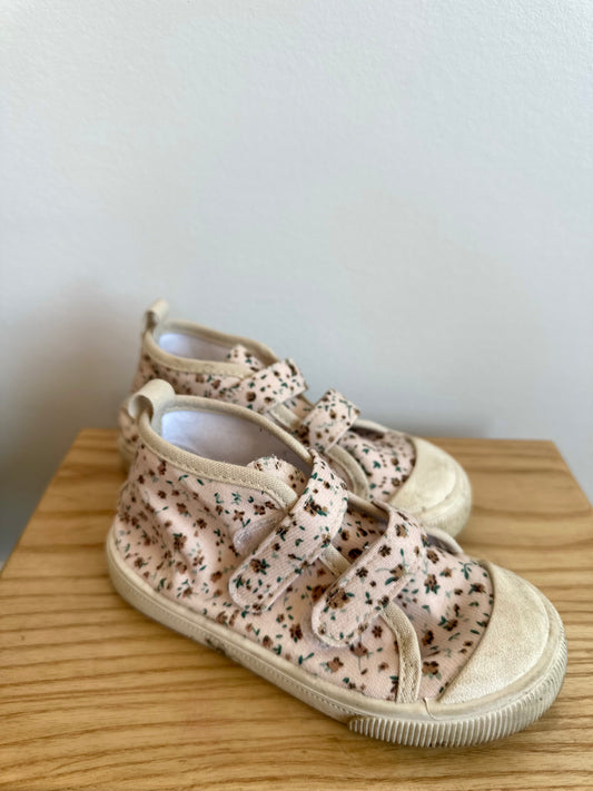 Floral Velcro Sneakers / Size 10 Toddler?