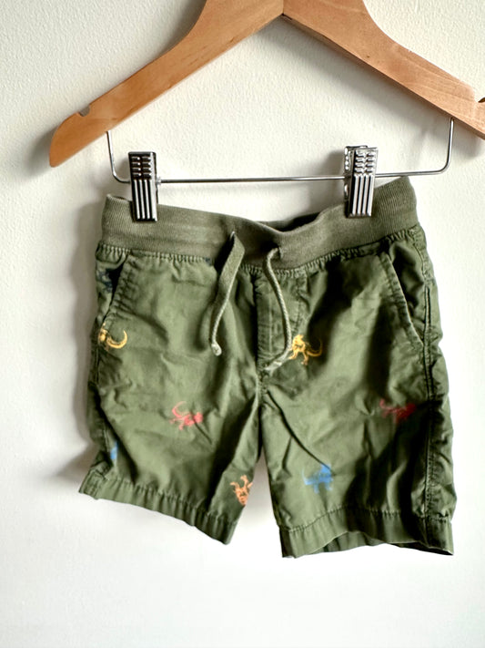 Dino Green Shorts / 3T