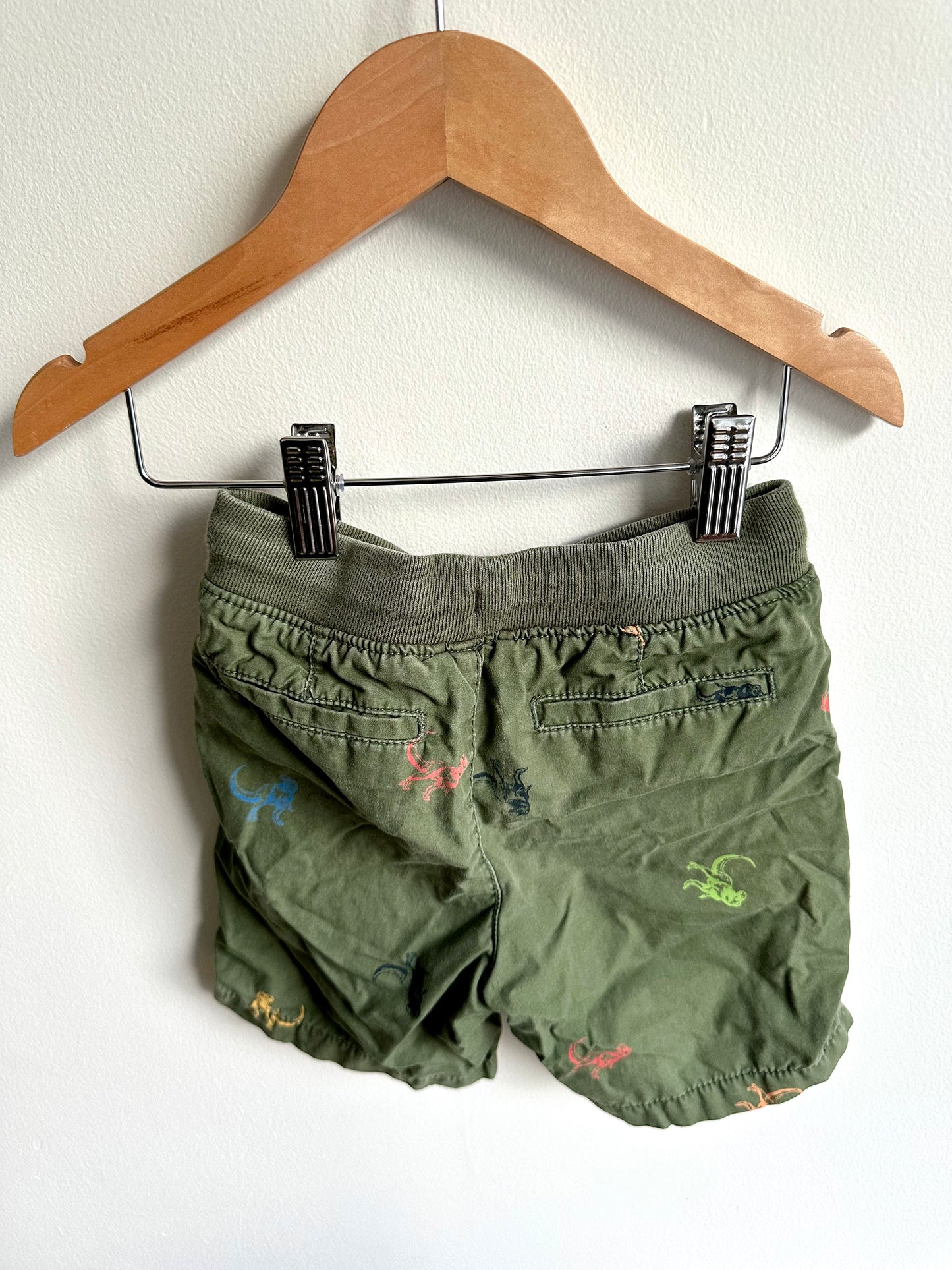 Dino Green Shorts / 3T