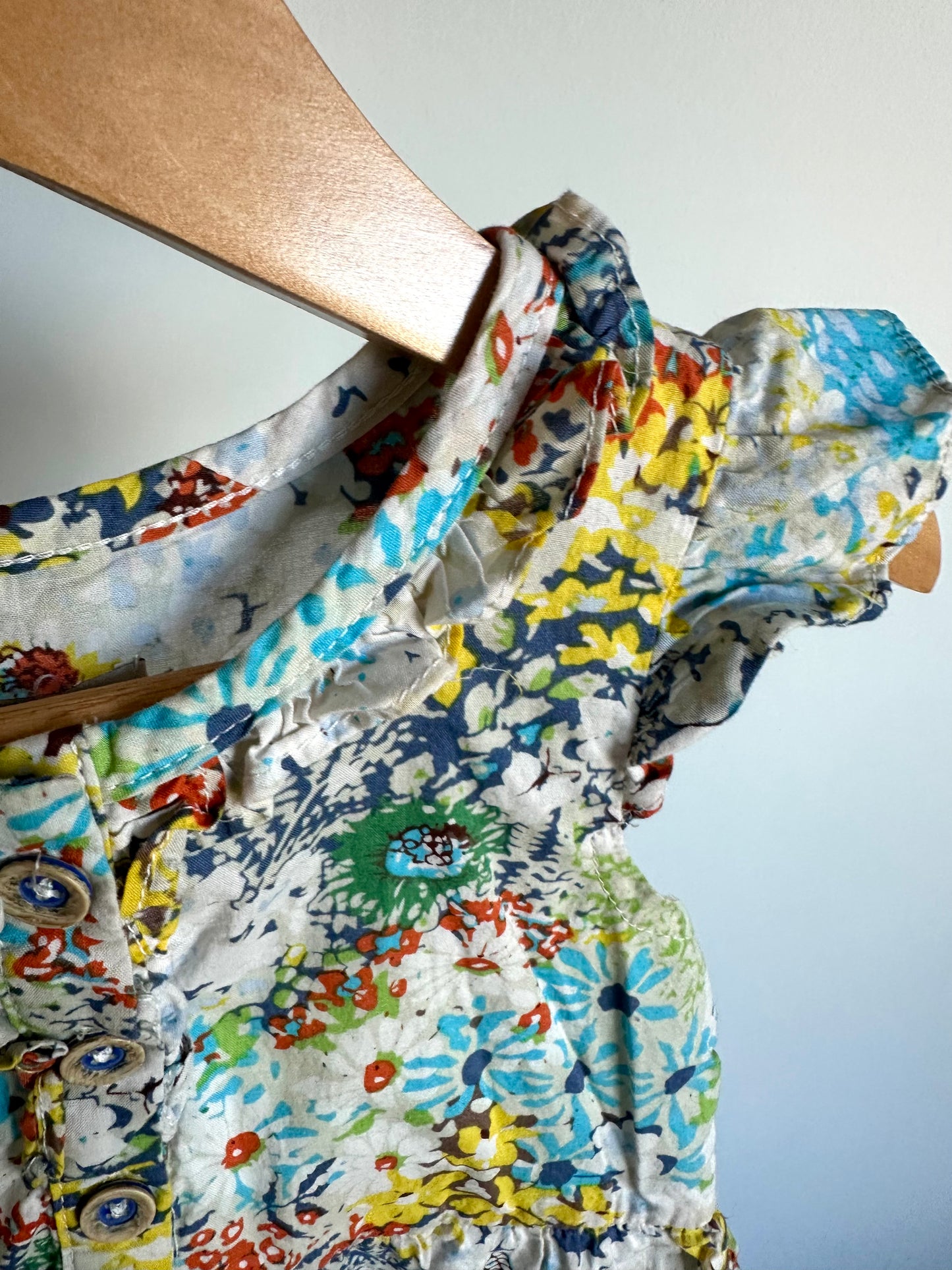 Sleeveless Floral Dress / 3T