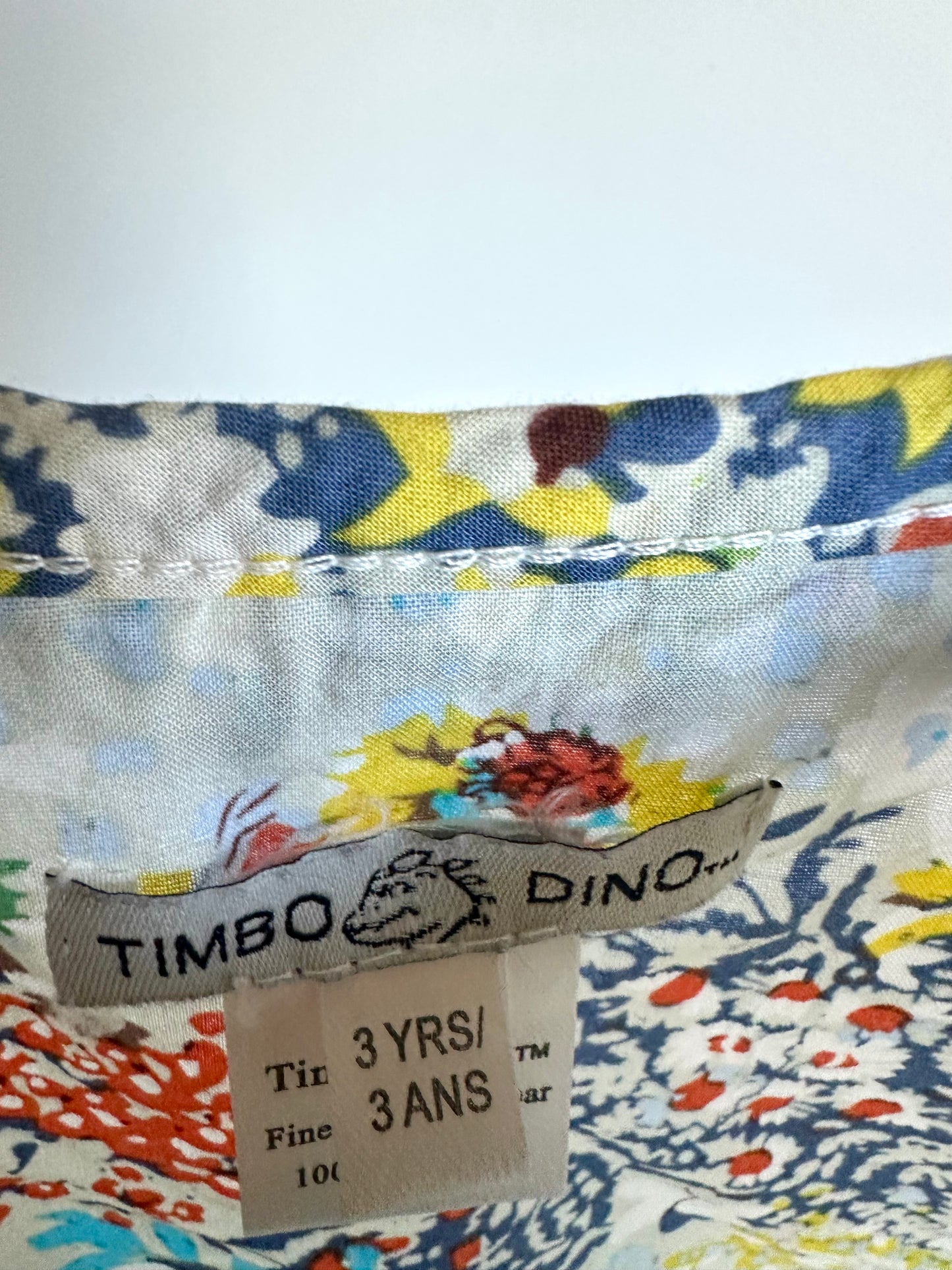 Sleeveless Floral Dress / 3T