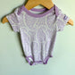 Purple Flourishes Bodysuit / 3-6m