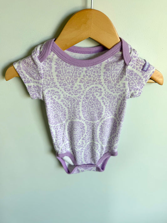 Purple Flourishes Bodysuit / 3-6m