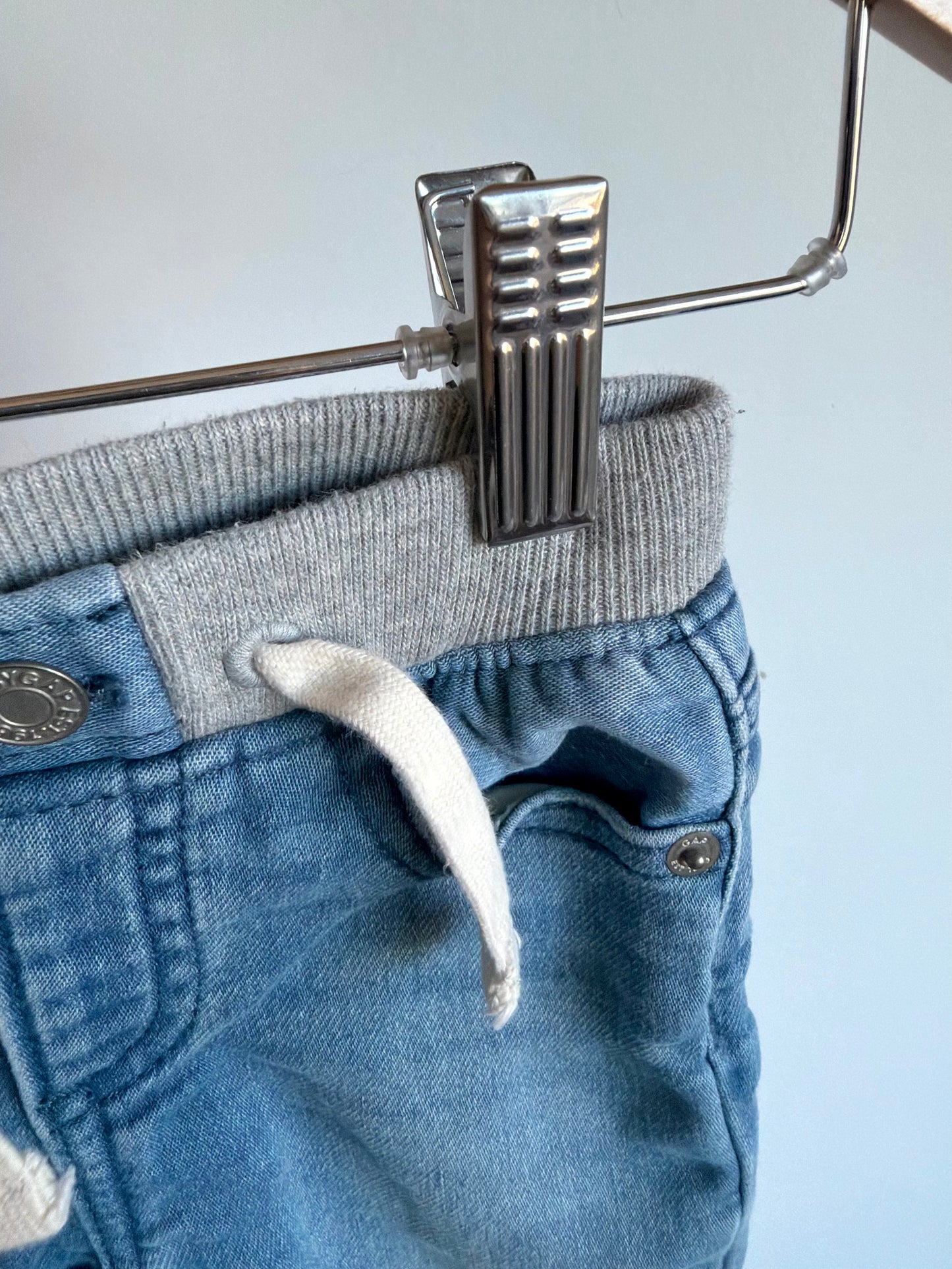 Gap Grey Waistband Jeans / 3-6m