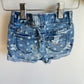 Minnie Mouse Pattern Jean Shorts / 12-18m