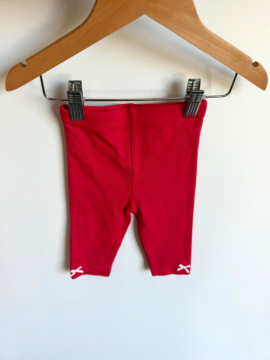 Ankle Bow Red Pants / 3m