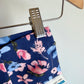 Floral Indigo Pants (With tags) / 0-3m