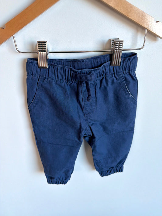Indigo Tapered Pocket Pants / 6m